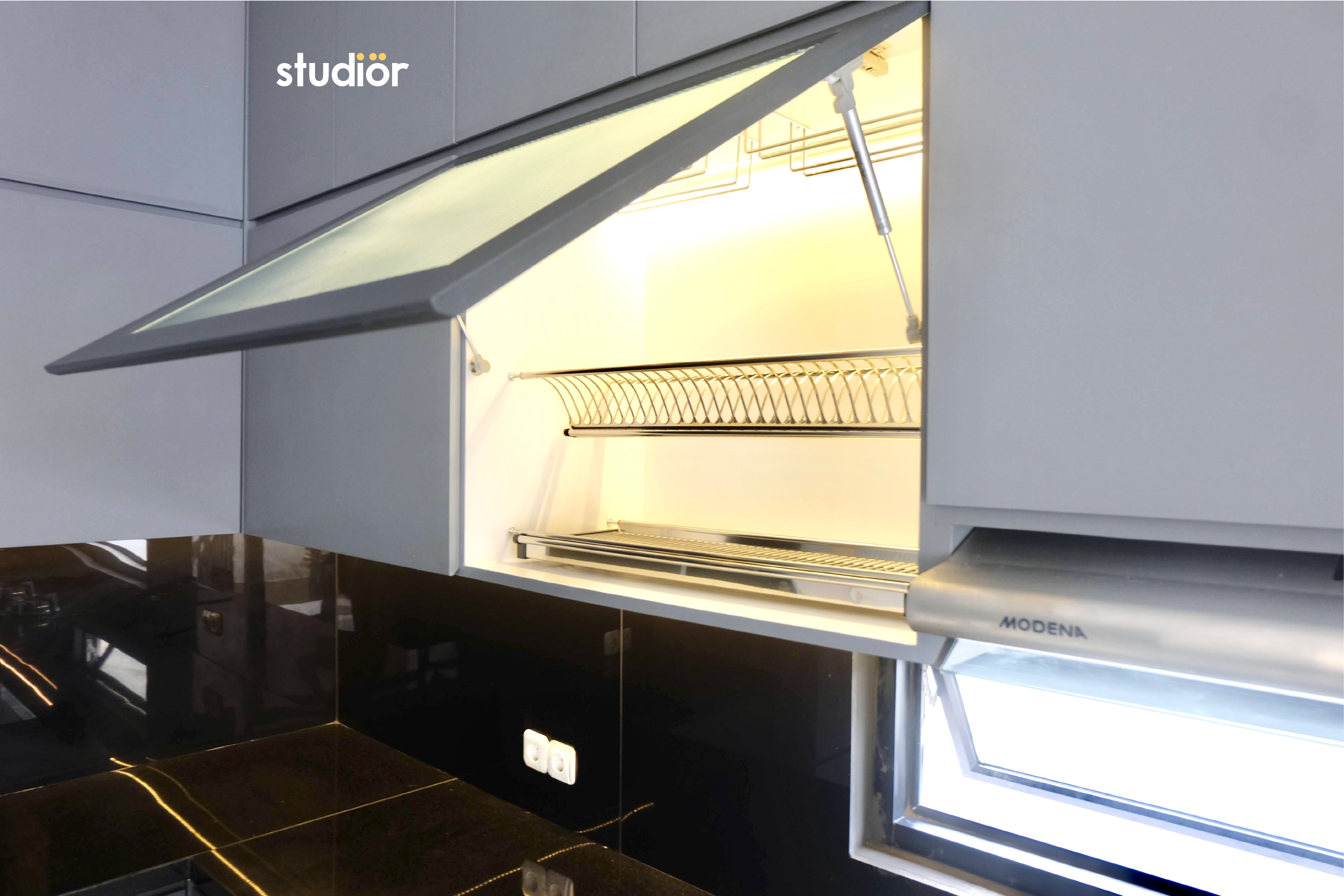 Minimalist Kitchen And Island - Image 2
